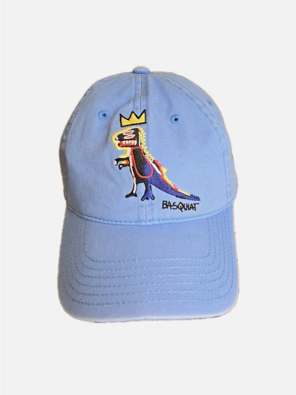 Basquiat Mad Engine Dinosaur Dad Hat Baseball Cap Blue One Size